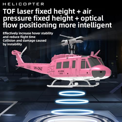 YGWXYYZJ C032 UH-1 Huey Remote Control Helicopter 1/48 Scale Green - Image 4