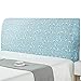 ppactvo Copri Spalliera Letto Copri Testiera Letto Antipolvere Lavabile Testiera Letto Copertura di Protezione per la Testa 200cm,Light Blue