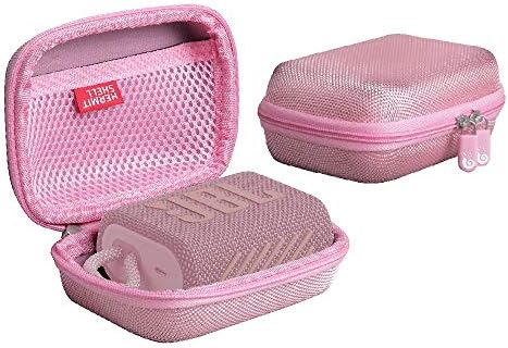 Hermitshell Hard Travel Case for JBL Go 3 / JBL Go 3 Eco Portable Bluetooth Speaker (Pink, Case for JBL GO 3)