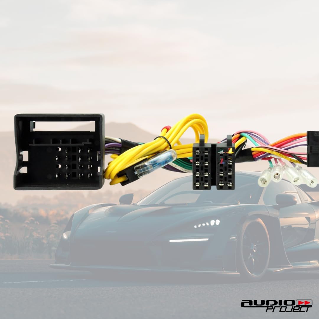 Audioproject A400.3-23 - CAN Bus Adapter Lenkradfernbedienung Quadlock für BMW 1er 3er 5er 6er 7er Z4 X1 X5 X6 Mini ab 2004 für Pioneer Kenwood JVC Alpine Sony u.a. Autoradio