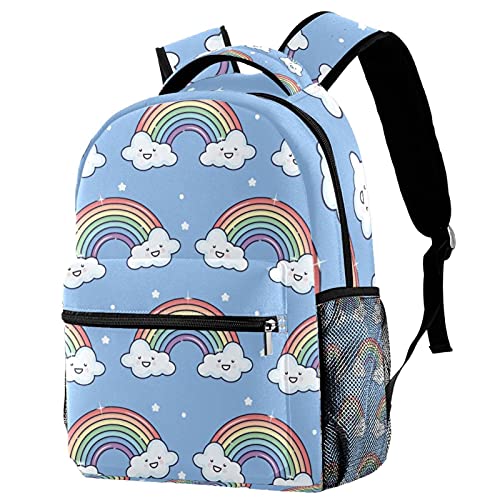 Sac à dos pour étudiant motif planètes bleu garçon fille