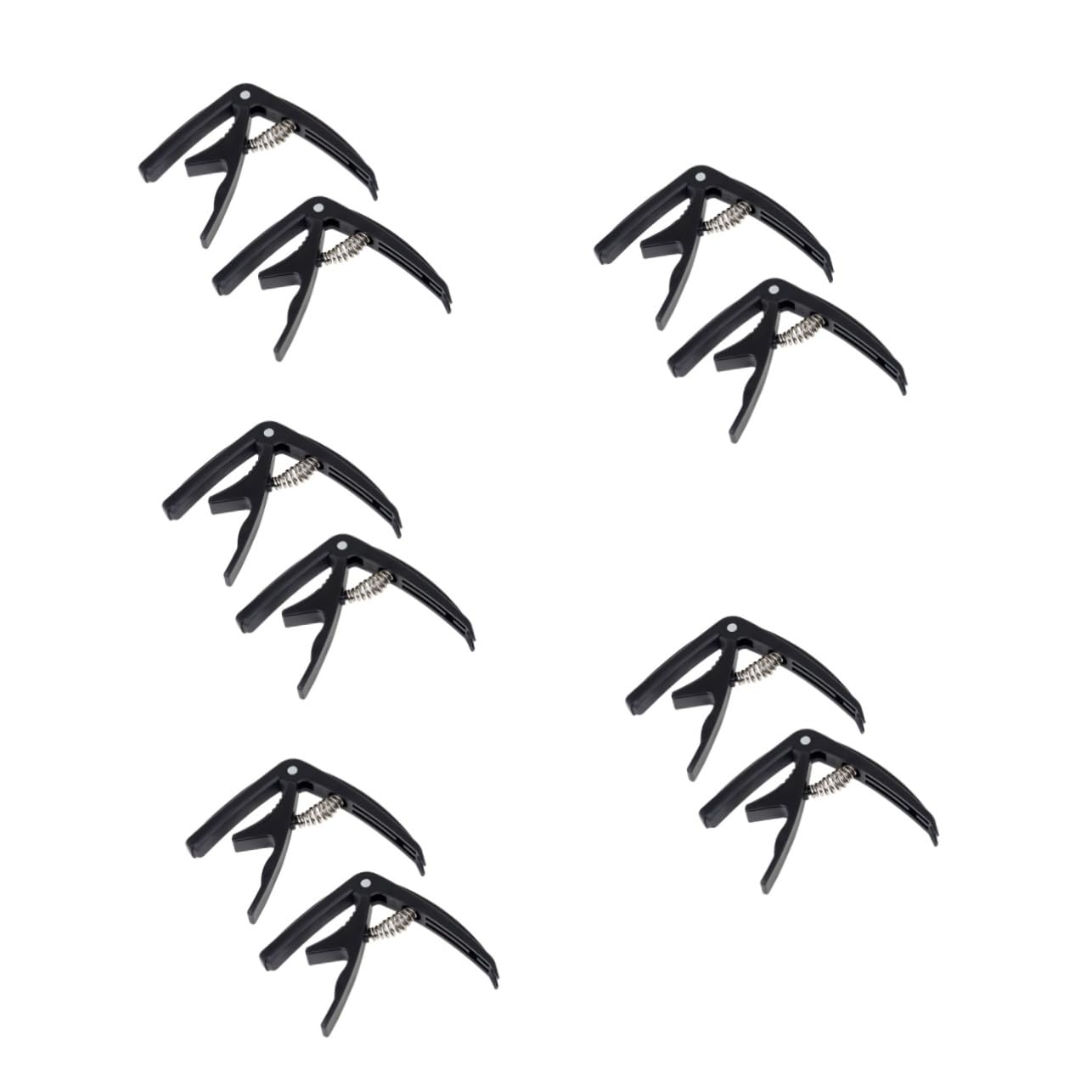 BESTonZON 10pezzi Capo Regolabile Per Chitarra Accessorio Per Chitarra Elettrica e Acustica Facile Da Usare Design Compatto e Leggero Per Musicisti Di Tutti Generi