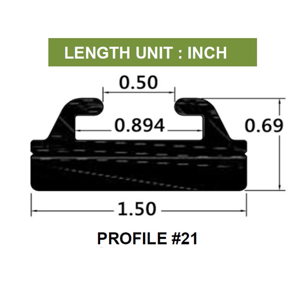 SPI, 44-9, Pair of Black Snowmobile Slides Rail Runner Shoes Sliders for Ski-Doo 56