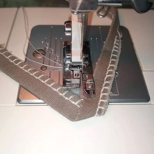 image for TISEKER Snap On Overcast Presser Foot (G) Fits for All Low Shank Snap-