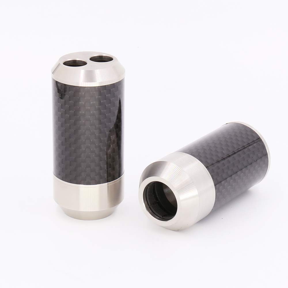 Pantaloni in Fibra di Carbonio in Acciaio Inox da 4 PCS 304 Boot Y Splitter con connettore di Splitter per Cavo di Altoparlante Audio