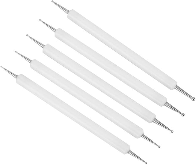 5Pcs Embossing Stylus Set, Art Double Head Indentation Pen Tracing Stylus for Carbon Transfer Paper Mandala Rock Painting, Pottery Clay Craft, Embossing Art