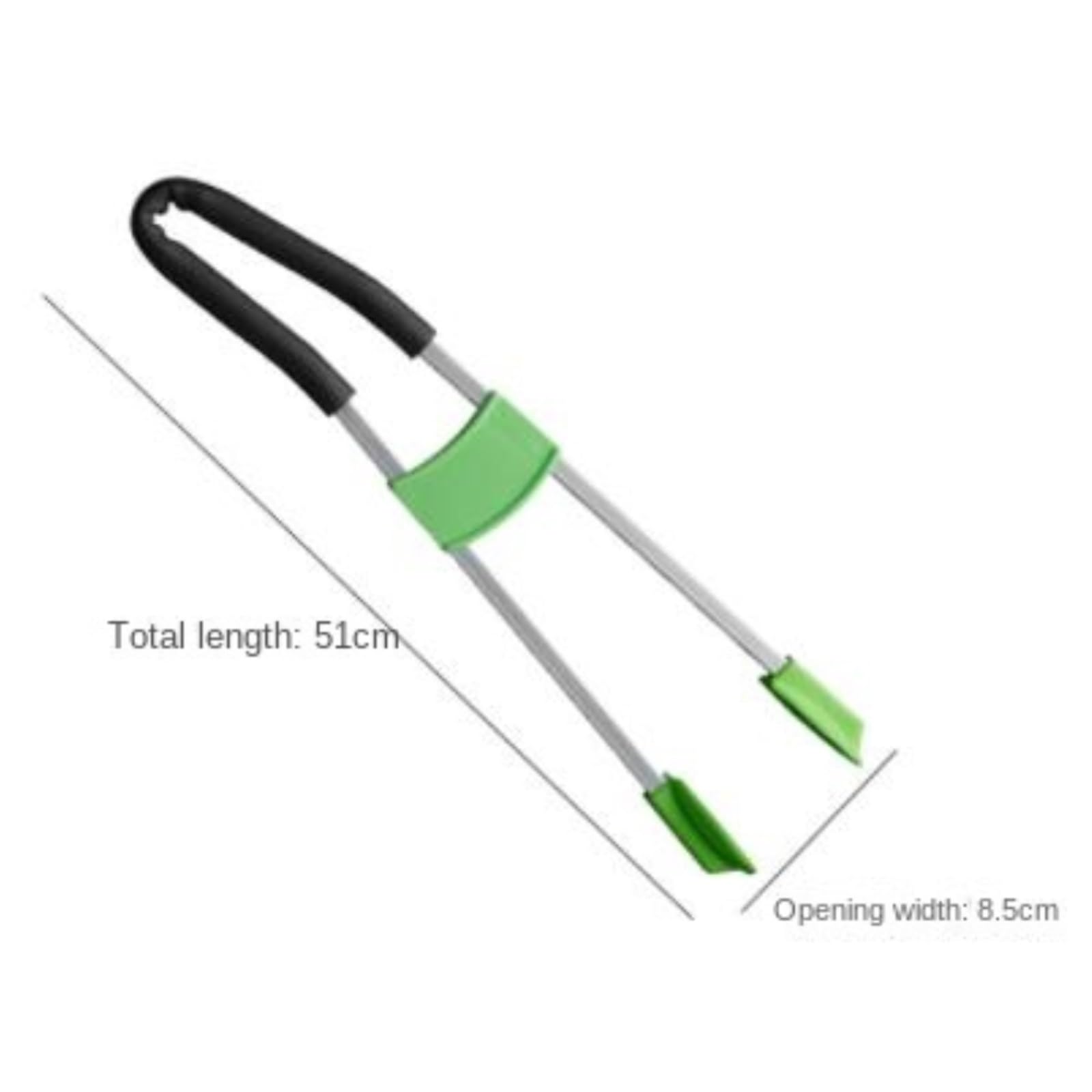 Pinza Raccogli Oggetti Resistente 2Set di Utensili for La Raccolta dei Rifiuti con Manico Lungo E Pinza for Impieghi Gravosi Pinza Antiscivolo(51x8.5cm)