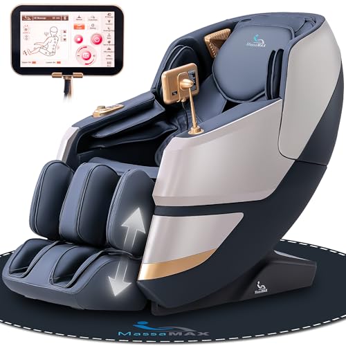 MassaMAX MT339 4D Massage Chair, Full Body Shiatsu Recliner with