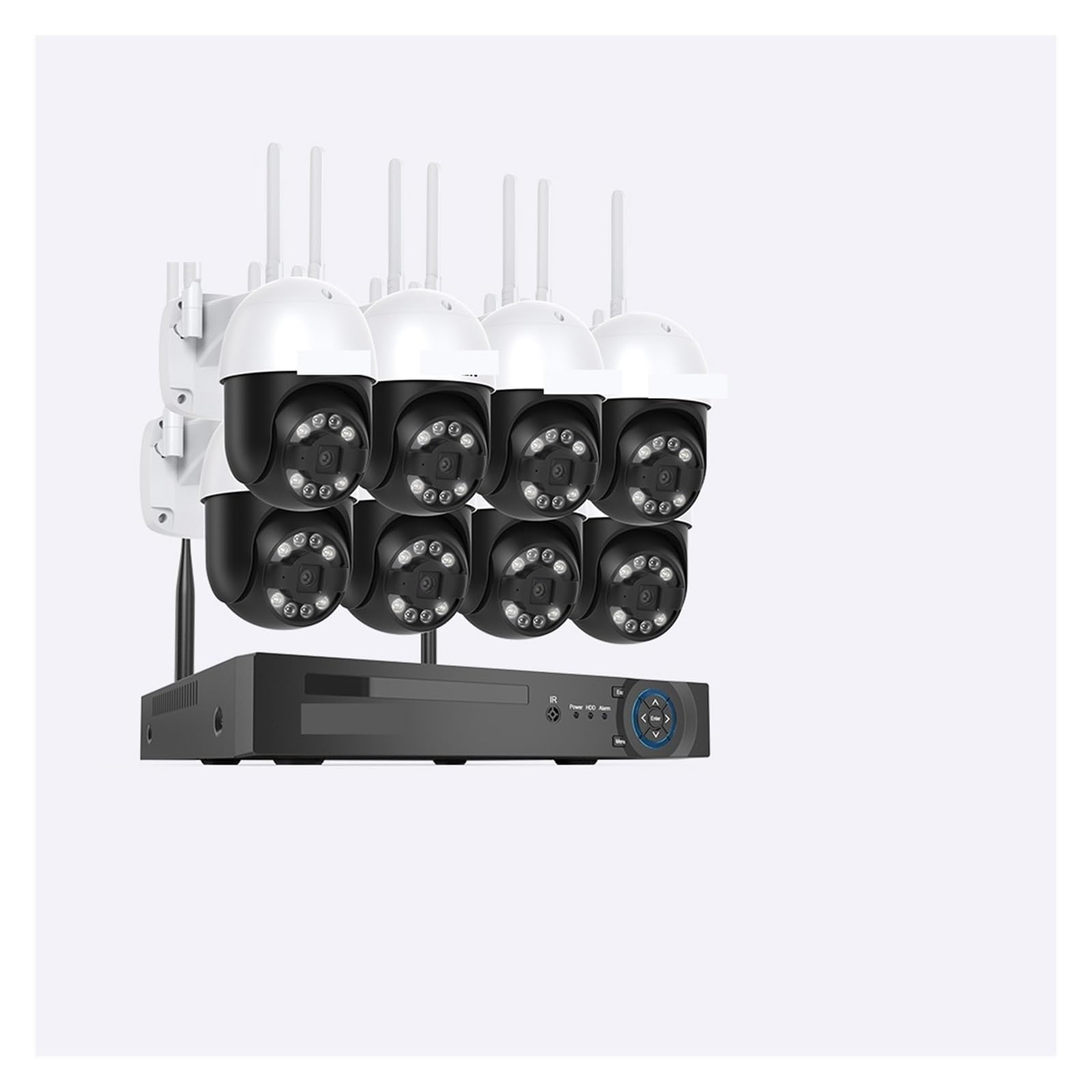 Caméra de vidéosurveillance sans fil WiFi 8CH 5MP