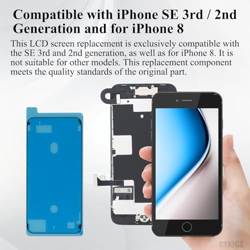 Image of for iPhone 8 SE 3rd 2nd Gen Screen Replacement with Home Button