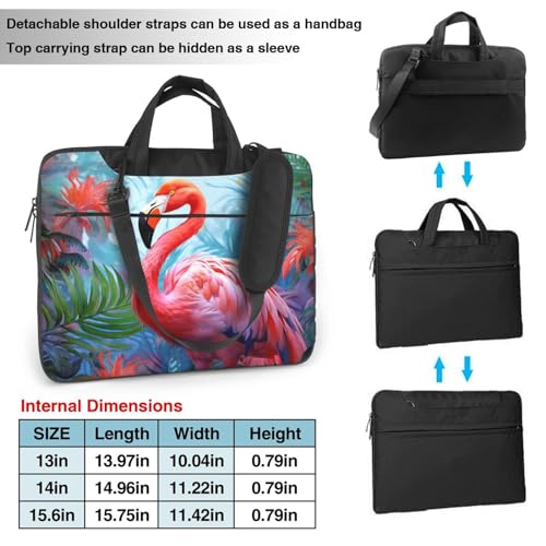 Bolso para Laptop con Estampado de Flamenco miniatura 2