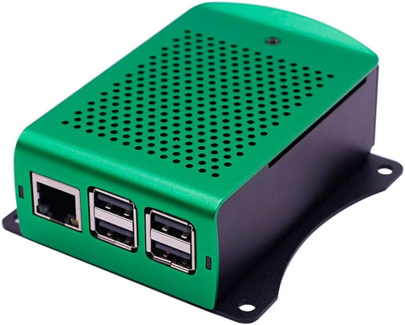 Amazon.com: Raspberry Pi Wall Mount Metal case for Raspberry Pi 3B+, 2B ...