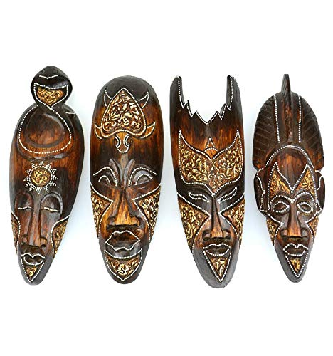 Maschera in legno 30 cm – Decorazione Etnica Chic stile africano.