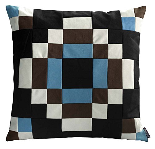 Black Temptation Funda de cojín de patrón geométrico Funda de Almoh