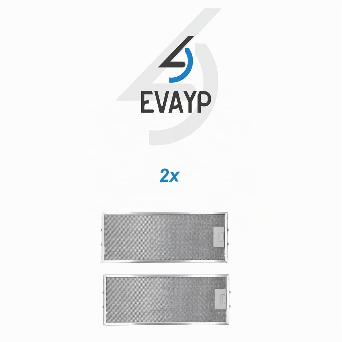 2x Filtro de Grasa Metálico (456 x 185 mm) Compatible con AEG Juno 4055241147 Turboair Elica GRI0025433A C00333929 Whirlpool 488000861321 Elecktrolux 482000009755 00746994 Campanas Extractoras