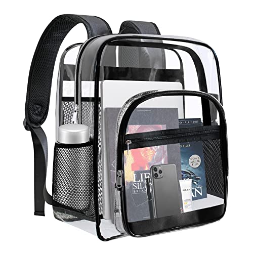 SDFGHG Clear Backpack,Sturdy Shape Heavy Duty Large Clear Backpack