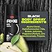 AXE Black Mens Body Spray Deodorant 48hr Odor Protection Frozen Pear & Cedarwood Aluminum Free Deodorant Body Spray, 4 Ounce (Pack of 4)