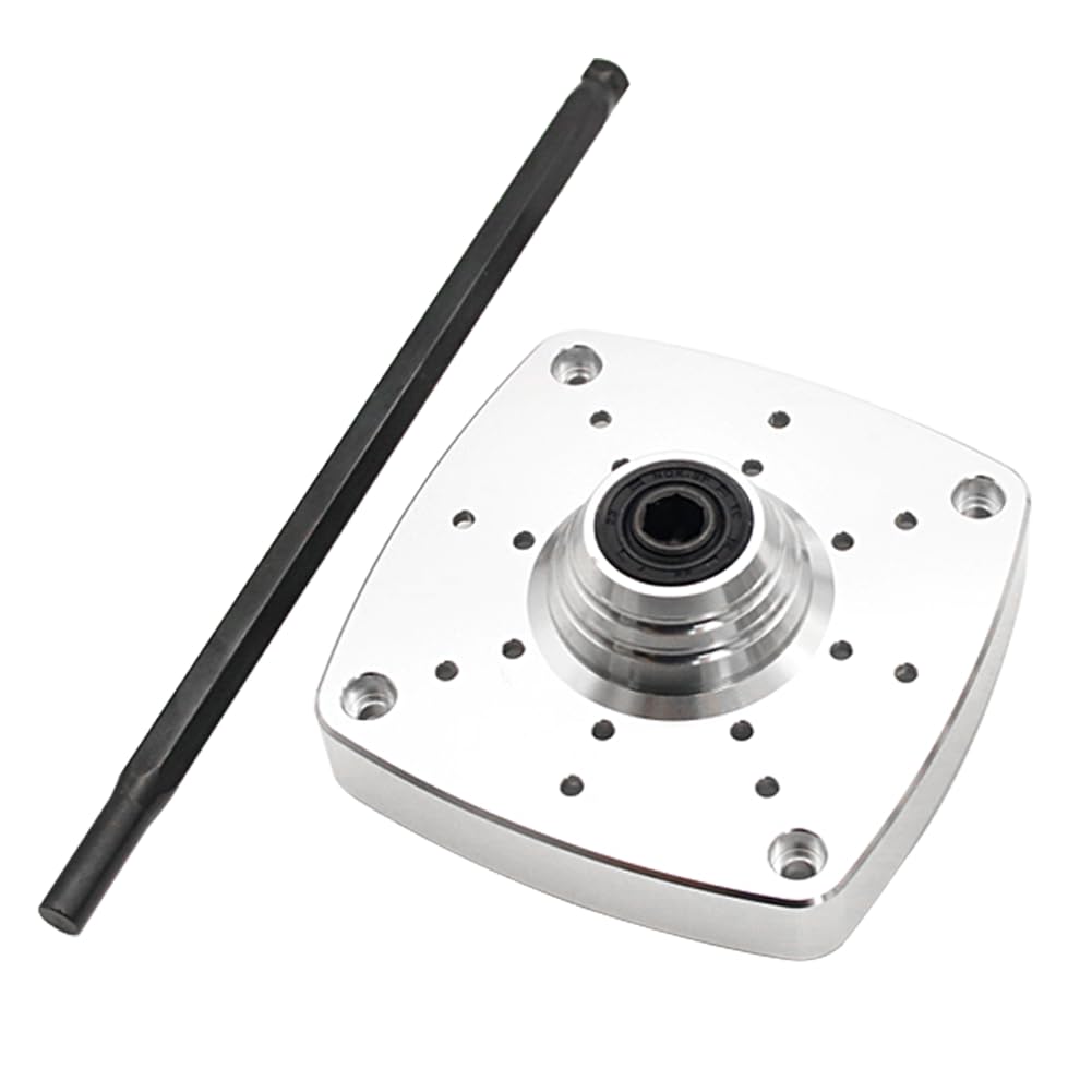 smTSRC Metal Roto Starter Set for 1/5 HPI RV KM RC Buggies Baja 5B 5T 5SC Engine RC Car Parts (Silver)