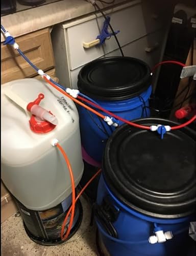 HAXIHA Wasserzulaufleitung Universal Anschluss-Set,30 Stück RO Wasserfilter Fitting 1/4\(6mm) Pushfit gerade Stecker für ühlschrankschlauch, Wasserschlauch (Y + T + I + L Typ Combo+Absperrventil)