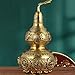 QETGISLL Sculpture Statues and All Copper Gourd Ornament Statue Living Room Crafts Hotel Decoration