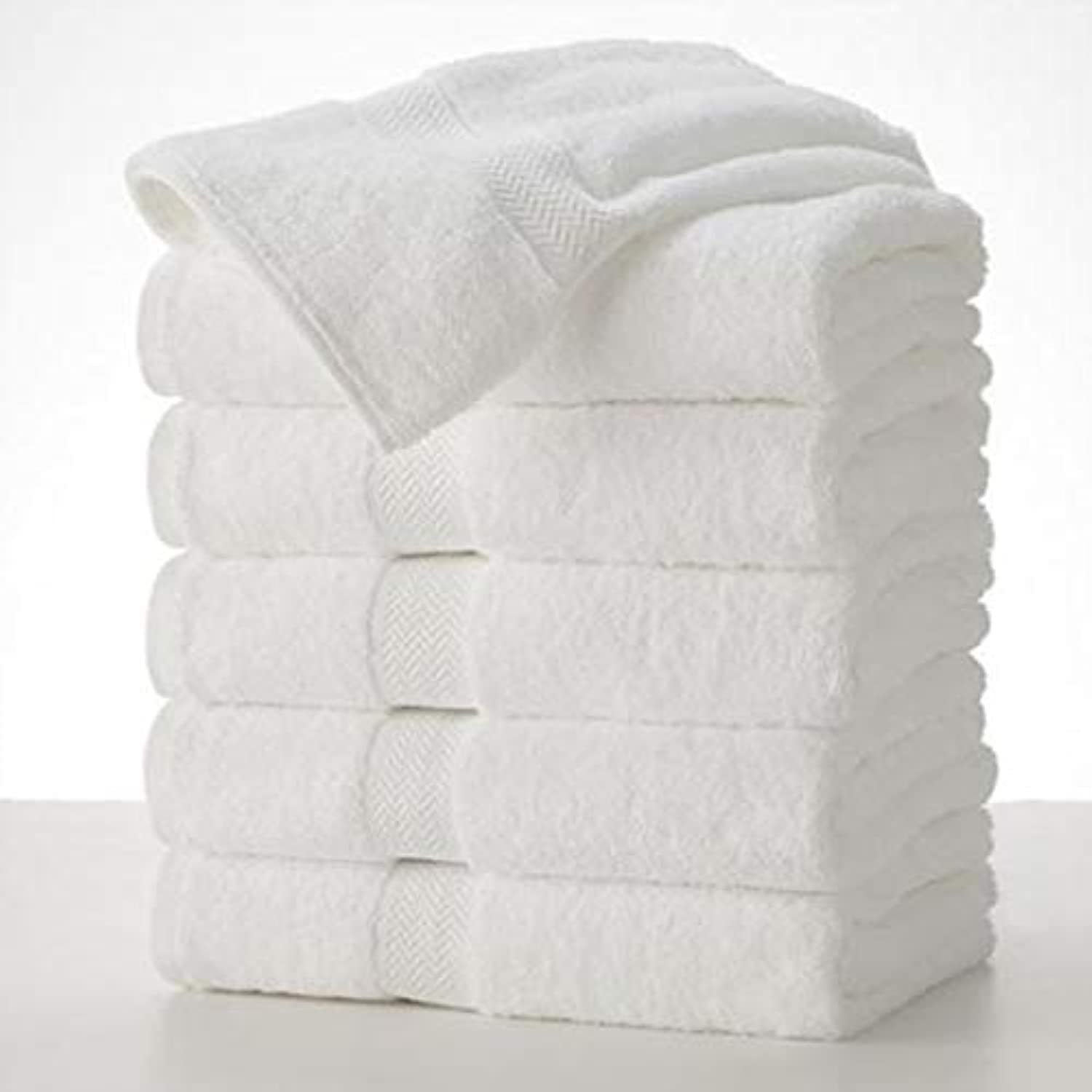 Set Of Bath Towels - 6 Pieces White