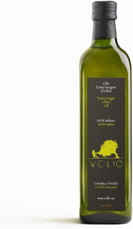 Volio Italian Extra Virgin Olive Oil - Pure Cold Pressed Premium EVOO for Bread, Salad, Rice, Pasta, Cooking - Rich in Antioxidants and Healthy Fats, Supports Heart Health - Fresh from Italy - 750ml