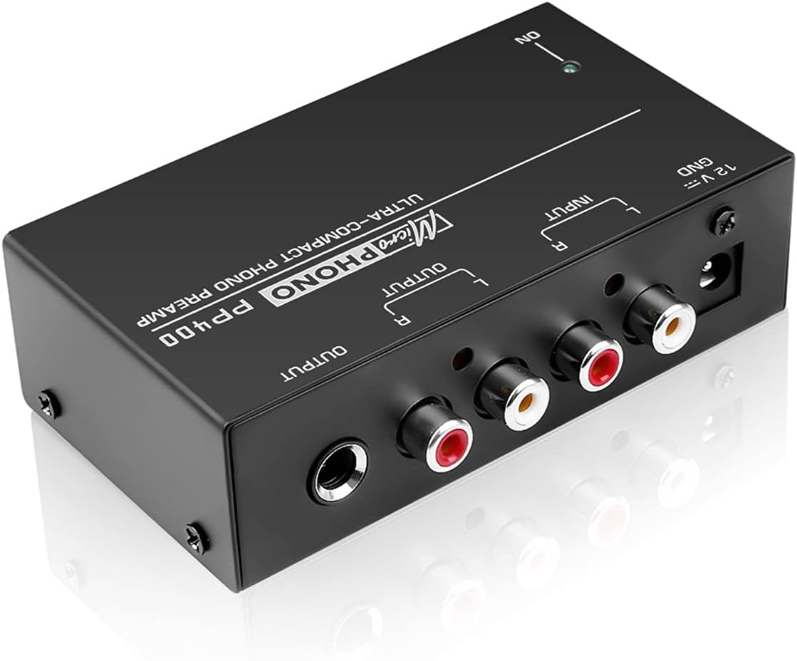 RIWPKFH Phono Preamp Preamplifier With RCA 1/4Inch