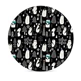 Lot de 2 dessous de verre en céramique avec base en liège absorbant les rayures et les taches pour la maison, le bar, les cadeaux de pendaison de crémaillère, motif gaufré à la crème glacée Hello Summ