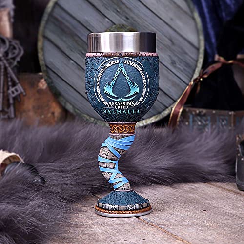 Nemesis Now B5336S0 Assassins Creed Valhalla Viking - Vaso de resina con licencia oficial