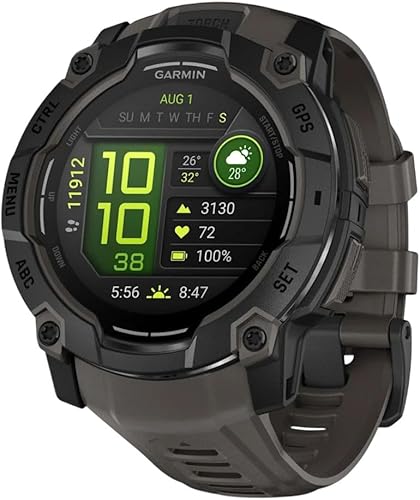 Miniatura 22 de Garmin Instinct® E 1.772 in, reloj inteligente GPS resistente para exteriores, monitoreo de salud 24/7, frecuencia cardíaca basada en la muñeca, E -