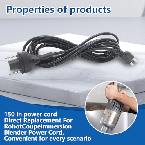 Cable de alimentación para Robot Coupe 89143 miniatura 5
