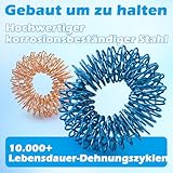 YANGTSUNG Akupressur Ring, 12 Stück Fingermassagering Set für Stressabbau, Entspannung und Förderung der Durchblutung, 27 mm, Massage Finger, Fidget Ring für Erwachsene und für kinder (Farbig)