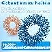 YANGTSUNG Akupressur Ring, 12 Stück Fingermassagering Set für Stressabbau, Entspannung und Förderung der Durchblutung, 27 mm, Massage Finger, Fidget Ring für Erwachsene und für kinder (Farbig)