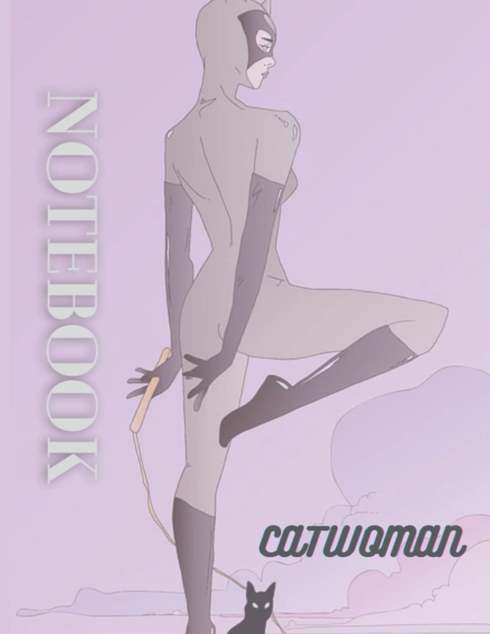 Catwoman Notebook: A Diary, School Notes and Doodling: 8.5x11 inches Notebook