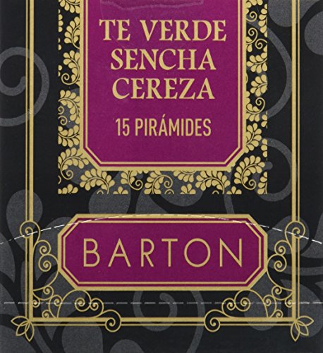 Barton Té Verde Sencha Cereza, Pirámides - 15 pirámides, 15 unidad, 15 Cover