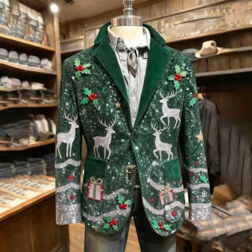 Chaqueta de traje con estampado 3D y confort visual garantizado 4