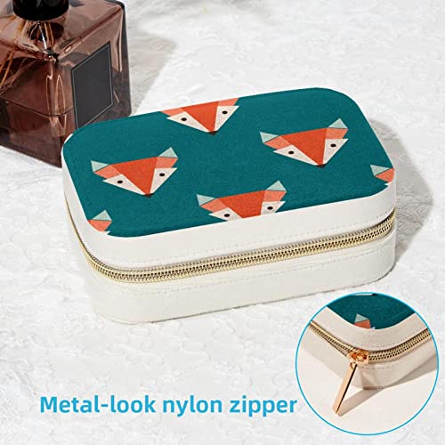 Boîte à bijoux portable renard pour bagues et colliers - 7