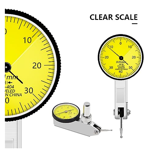 Indicateur de test métrique 0-40mm avec outils de mesure et fixation - 3