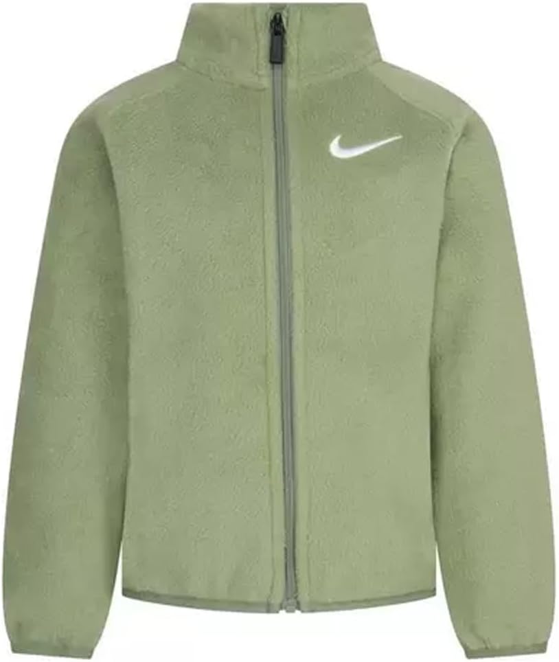 Nike Polar Fleece Full Zip Lightweight Jacket Little Kids Boys Girls Brushed Microfleece
