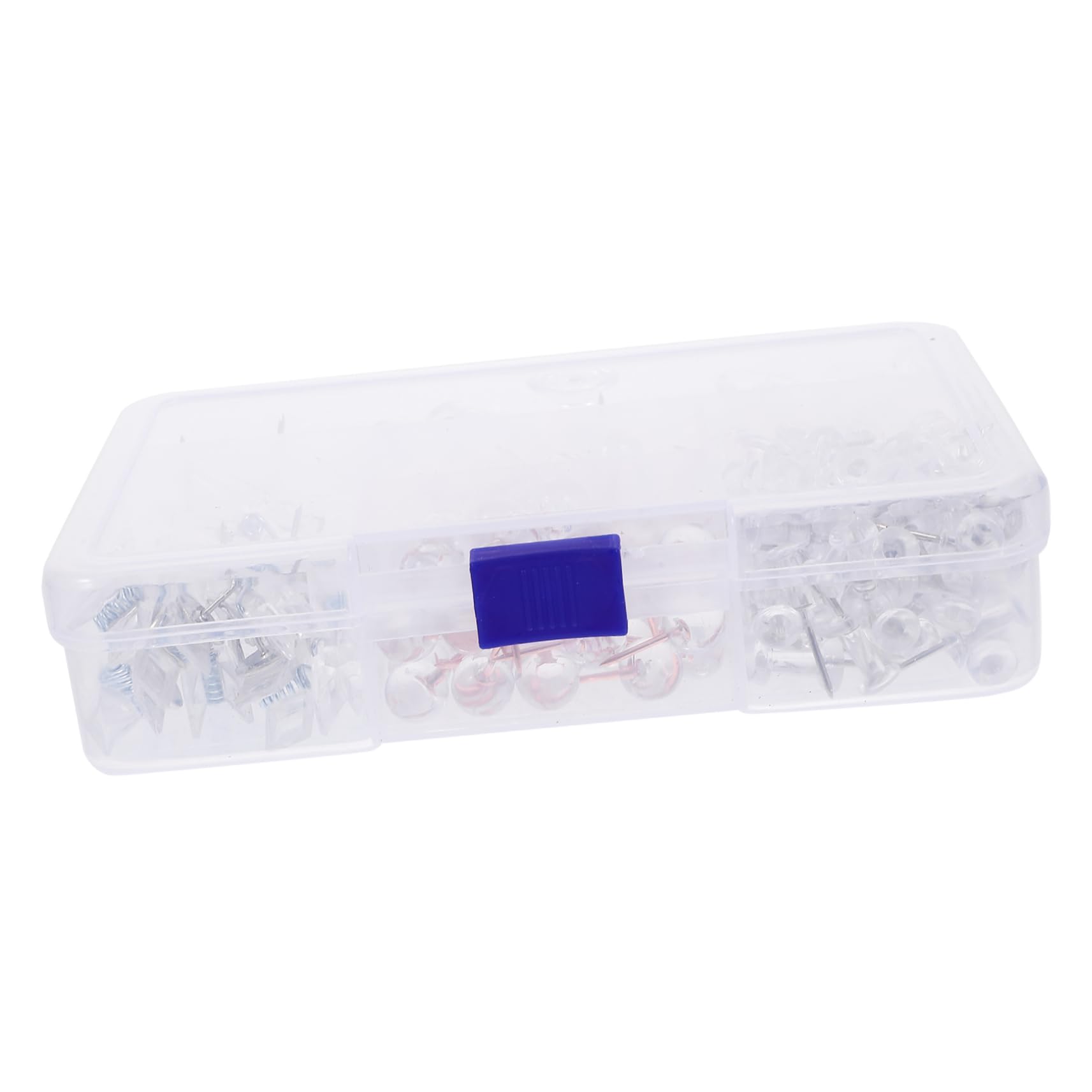 jojofuny 4 Boîtes Broche De Bureau Petite Punaise Carte Bulletin Punaises Couleur Poussineaux De Planche en Liège pour Panneau De Liège Punaise à Usage Quotidien Plastique