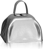 Vista 13 de Windy City Novelties Cencerros de metal novedosos para hacer ruido, 3 pulgadas, paquete de 12 unidades, color rojo