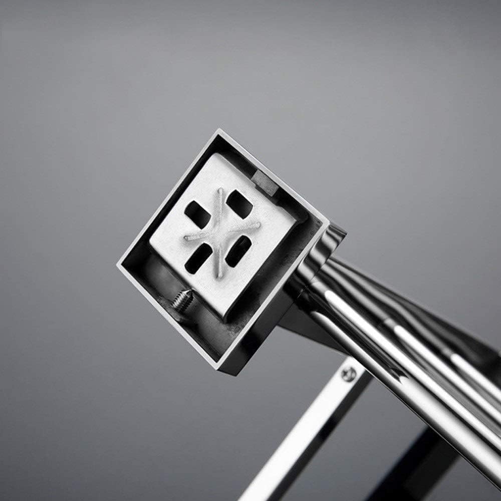 Towel Bar Towel Rack Towel Towel Rack Bathroom Towel Storage Rack Wall-Mounted Polished Shiny Modern Towel Shelf Towel Rail/50Cm