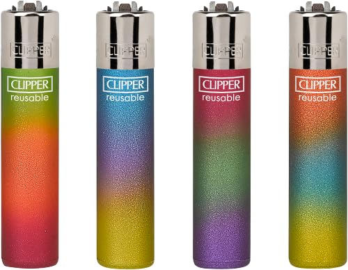 Clipper Feuerzeug 4er Set: (Triple Gradient 2)