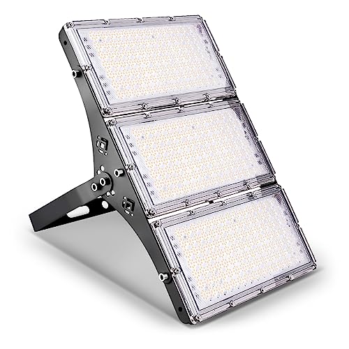 Viugreum 300W Led Flood Light, 24000Lm 3000K Warm White, Slim Outdoor Floodlight, Ip66 Waterproof Security Lights, Landscape Wall Lights For Garage, Garden, Lawn, Yard, Playground #TOP24