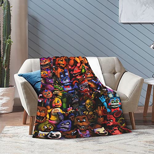 Super Soft Throw Blanket Air Conditioner Blanket Warm Cozy Flannel Blanket For Couch 50"X40" #TOP6