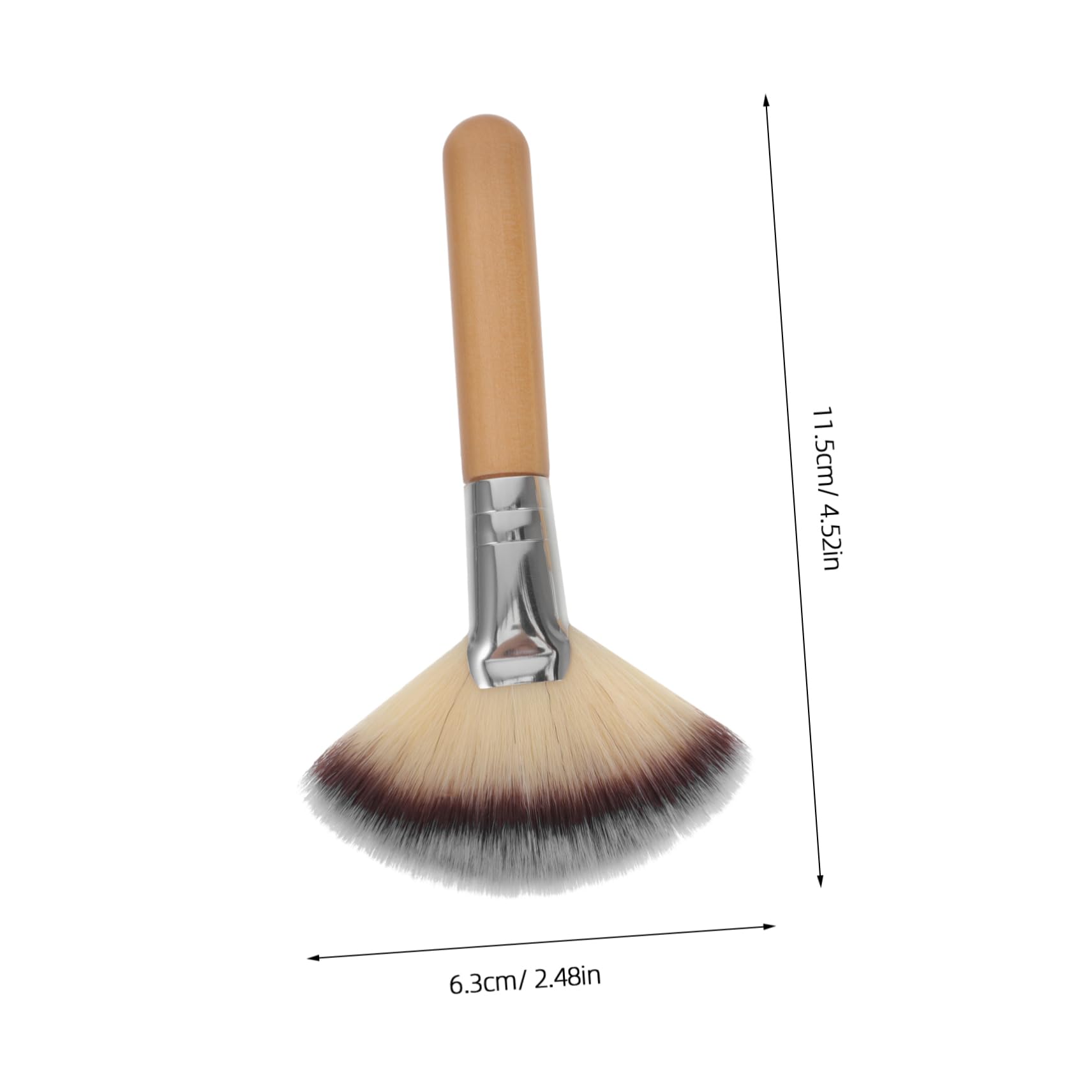 Mikinona 20 Pcs Pennello In Polvere Sciolto Makeup Brush Spoolie Extra Large Fan Polvere Pennello Trucco Viso Pennello Per Maschera Per Il Trucco Soffici Trucco Fan Delle Donne Spazzola