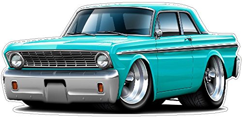 1964 Falcon Wall Decal 2Ft Long Vinyl Decals Stickers For Boys Cars Old Mens Bedroom Garage Man Cave Home Decor #TOP8