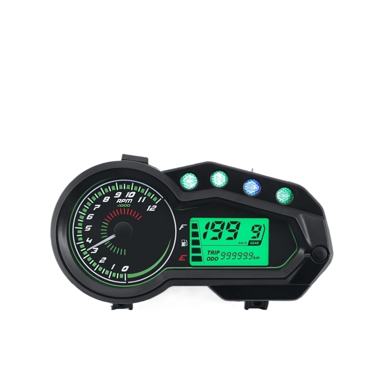 Contagiri contachilometri Tachimetro Universale Per Motocicletta Contagiri Digitale A LED RPM Board Indicatore Marcia Per Motocicletta Strumento Livello acqua Dell'olio 12v