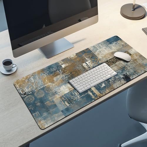 Tapis de souris multi-texture en caoutchouc avec revêtement imprimé doux - 5
