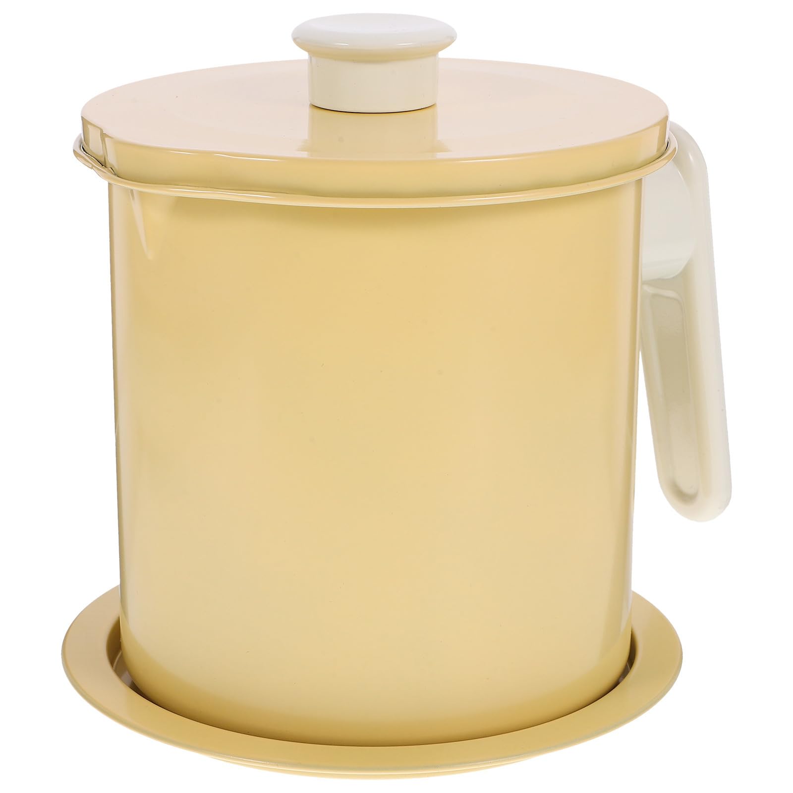 Filtrar aceite cocina con el recipiente para grasa POPETPOP de capacidad 1,4l y colador